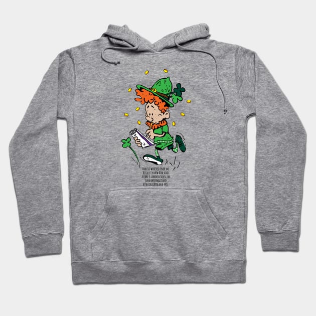 St. Patrick's Day, Leprechaun Hoodie by Lusy